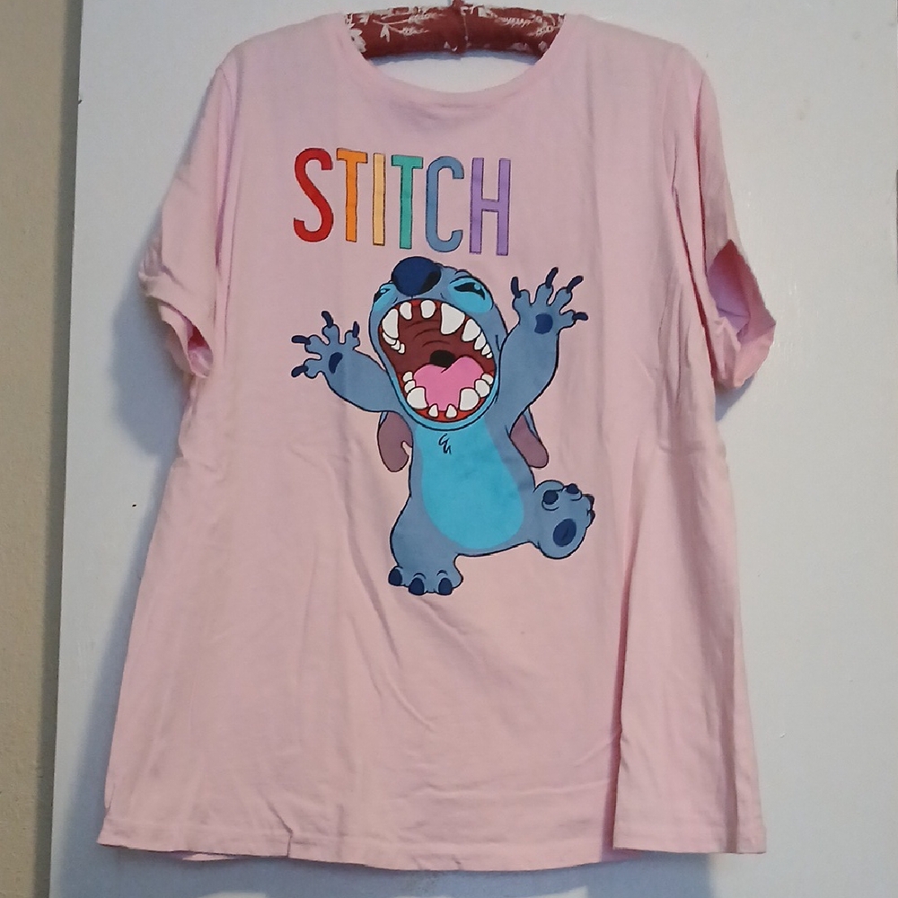 Disney Stitch woman's tee 1X